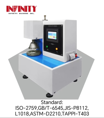 ISO-2759 স্ট্যান্ডার্ড সম্পূর্ণ স্বয়ংক্রিয় প্যাকেজিং পণ্যের জন্য ফাটল শক্তি পরীক্ষা মেশিন