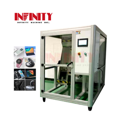 আইইসি 60068-2-32 টাচ প্যানেল কন্ট্রোল AC220V 50Hz 5A সহ রোলিং ড্রপ টেস্টিংয়ের জন্য টাম্বল টেস্টার