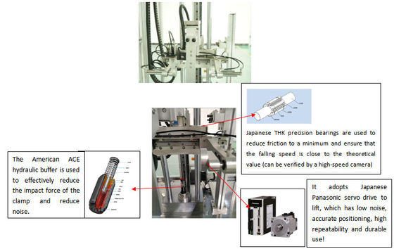 IEC 60068-2-31/32 মোবাইল ডিভাইসের স্মার্টফোন ট্যাবলেট ল্যাপটপের জন্য দিকনির্দেশক ড্রপ টেস্টিং মেশিন