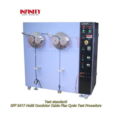 পরীক্ষার গতি 10 ~ 60rpm ইয়ারফোন ক্যাবল বাঁক পরীক্ষা ক্যাবল বাঁক চক্র পরীক্ষক