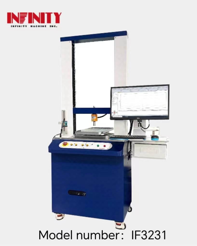 AC220V 5A 50Hz টেস্ট গতি 0-1000mm/min জন্য ধাক্কা এবং টান টেস্টিং মেশিন